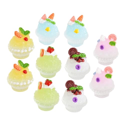 FRCOLOR 10 Stück Teiliges Miniatur Eiscreme Modell Bunte Desserts für Puppenhaus Dekoration Realistische Miniatur Lebensmittel für Kreative Szenen Stilvolles Zubehör FRCOLOR 10 Stück Teiliges Miniatur Eiscreme Modell Bunte Desserts für Puppenhaus Dekoration Realistische Miniatur Lebensmittel für Kreative Szenen Stilvolles Zubehör von FRCOLOR