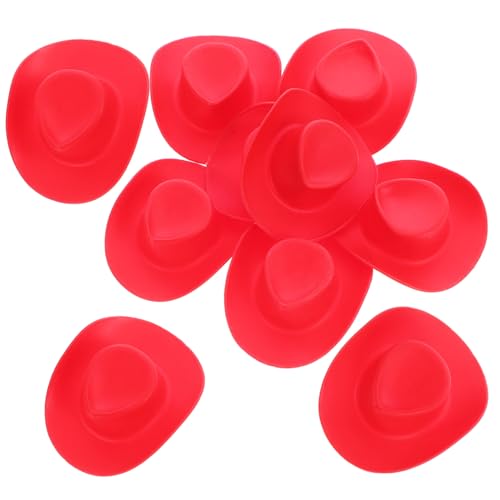 FRCOLOR 10 Stück Teiliges Miniatur Western Cowboyhüte aus Kunststoff Niedliche Puppenhüte für Puppenhaus für Western Motto Partys Cosplay und Dekoration Vielseitig Einsetzbar FRCOLOR 10 Stück Teiliges Miniatur Western Cowboyhüte aus Kunststoff Niedliche Puppenhüte für Puppenhaus für Western Motto Partys Cosplay und Dekoration Vielseitig Einsetzbar von FRCOLOR