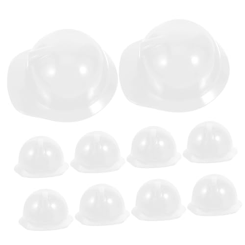 FRCOLOR 10 Stück Teiliges Miniatur sicherheitshelm Leuchtendem Detailgetreuer Mini Bauhelm für Puppenhaus Dekoration Vielseitig Verwendbar für Geburtstage Halloween und FRCOLOR 10 Stück Teiliges Miniatur sicherheitshelm Leuchtendem Detailgetreuer Mini Bauhelm für Puppenhaus Dekoration Vielseitig Verwendbar für Geburtstage Halloween und von FRCOLOR
