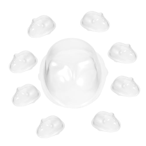FRCOLOR 10 Stück Teiliges PVC Puppenmasken für DIY Bastelprojekte Transparente Abdeckungen zum Schutz und Ausstellen von Spielzeugpuppen für Kreative Bastelbedürfnisse FRCOLOR 10 Stück Teiliges PVC Puppenmasken für DIY Bastelprojekte Transparente Abdeckungen zum Schutz und Ausstellen von Spielzeugpuppen für Kreative Bastelbedürfnisse von FRCOLOR
