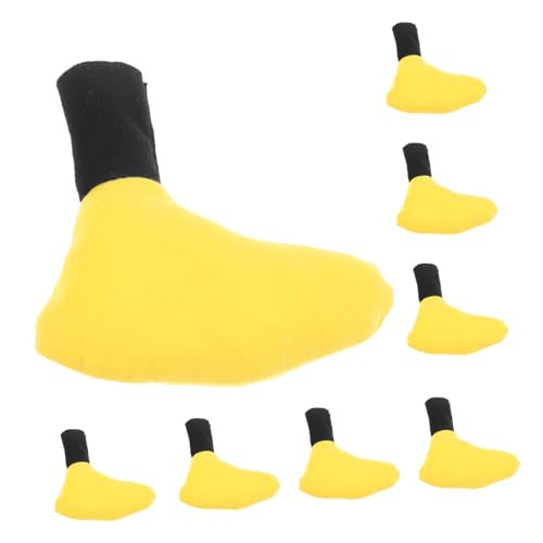 FRCOLOR 10 Stück Teiliges Plüsch Entenfüße Abnehmbare Weiche Stofffüße für Kuscheltiere Langlebige Waschbare Puppenzubehörteile zum Ersetzen und Aufwerten von Stofftierfüßen von FRCOLOR