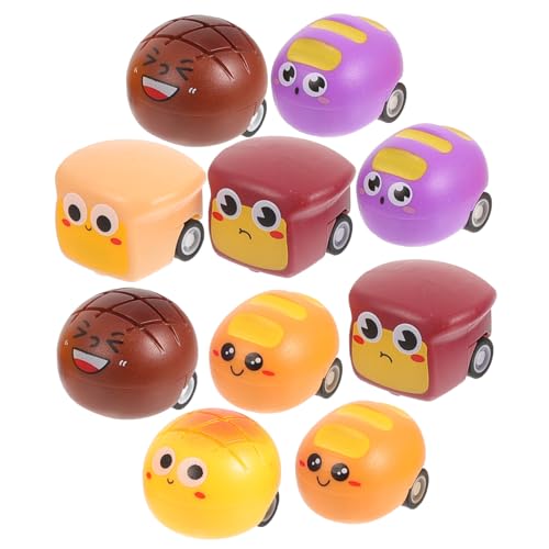 FRCOLOR 10 Stück Teiliges Pull Back Spielzeugauto für Kleinkinder Realistische Brotform Reibungsbetrieben Robustes Modellauto für Jungen und Mädchen Farbenfroh Batteriefrei Pädagogisches FRCOLOR 10 Stück Teiliges Pull Back Spielzeugauto für Kleinkinder Realistische Brotform Reibungsbetrieben Robustes Modellauto für Jungen und Mädchen Farbenfroh Batteriefrei Pädagogisches von FRCOLOR