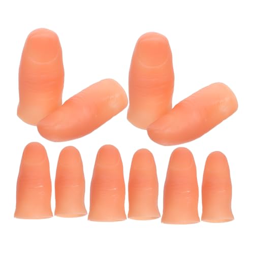 FRCOLOR 10 Stück Teiliges Realistische Finger Attrappen aus Kunststoff mit Künstlichen Fingernägeln Flexible Zaubertrick Requisiten für Bühnenauftritte und Partyspaß Langlebig und FRCOLOR 10 Stück Teiliges Realistische Finger Attrappen aus Kunststoff mit Künstlichen Fingernägeln Flexible Zaubertrick Requisiten für Bühnenauftritte und Partyspaß Langlebig und von FRCOLOR