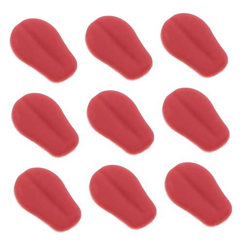 FRCOLOR 10 Stück Teiliges Realistische Miniatur zungen für Puppen und Stofftiere Niedliche Kleine Zungen aus Hochwertigem Perfektes DIY zubehör für Handgemachte Tier Katzenpuppen von FRCOLOR