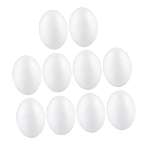 FRCOLOR 10 Stück Teiliges Realistische Schaumstoff Eier Hochwertige DIY Bastel Eier für Ostern Weiche Täuschend Echte Modelle zum Malen Dekorieren und Fotorequisiten FRCOLOR 10 Stück Teiliges Realistische Schaumstoff Eier Hochwertige DIY Bastel Eier für Ostern Weiche Täuschend Echte Modelle zum Malen Dekorieren und Fotorequisiten von FRCOLOR