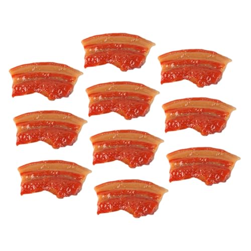 FRCOLOR 10 Stück Teiliges Realistisches Fake Streaky Meat Lebensnahes Fleischmodell aus Widerstandsfähigem Harz Vielseitig für Küche Restaurant Fotografie und Pädagogische Dekoration FRCOLOR 10 Stück Teiliges Realistisches Fake Streaky Meat Lebensnahes Fleischmodell aus Widerstandsfähigem Harz Vielseitig für Küche Restaurant Fotografie und Pädagogische Dekoration von FRCOLOR