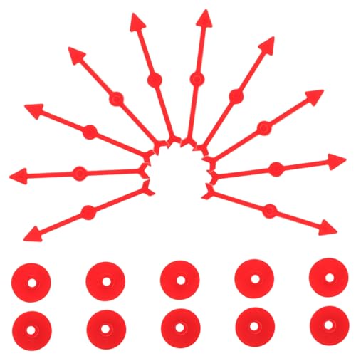 FRCOLOR 10 Stück Teiliges Rote Kunststoff Pfeile für Brettspiele und Unterricht Interaktives Lernspielzeug für Schulkinder Fördert Kreativität und Problemlösung im Gruppenunterricht FRCOLOR 10 Stück Teiliges Rote Kunststoff Pfeile für Brettspiele und Unterricht Interaktives Lernspielzeug für Schulkinder Fördert Kreativität und Problemlösung im Gruppenunterricht von FRCOLOR