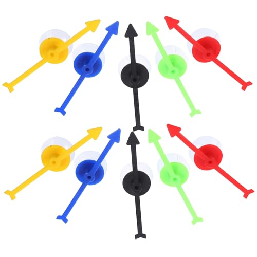 FRCOLOR 10 Stück Teiliges Rotierender Zeiger für Brettspiele Bunte Pointer für Spielunterhaltung und Veranstaltungen Langlebig und Wiederverwendbar FRCOLOR 10 Stück Teiliges Rotierender Zeiger für Brettspiele Bunte Pointer für Spielunterhaltung und Veranstaltungen Langlebig und Wiederverwendbar von FRCOLOR