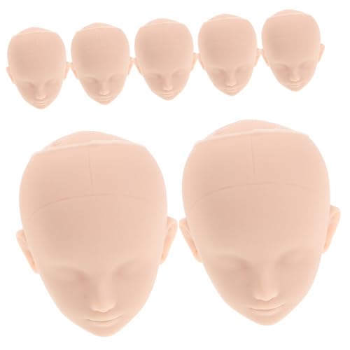 FRCOLOR 10 Stück Teiliges Schminkköpfe für Puppen Kreative DIY Puppenköpfe ohne Augenhöhlen für Bastelprojekte und Individuelles Styling aus Leichtem Kunststoff Gefertigt FRCOLOR 10 Stück Teiliges Schminkköpfe für Puppen Kreative DIY Puppenköpfe ohne Augenhöhlen für Bastelprojekte und Individuelles Styling aus Leichtem Kunststoff Gefertigt von FRCOLOR