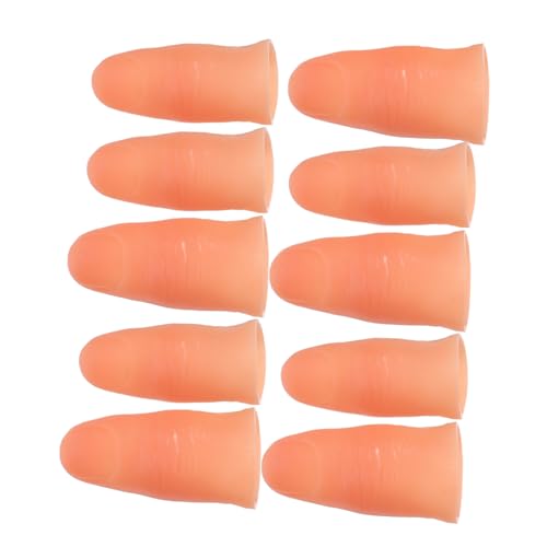 FRCOLOR 10 Stück Teiliges Set Finger aus Kunststoff mit Realistischen Nägeln Flexible Übungsfinger für Zaubertricks und Bühnenauftritte Naturgetreu Gestaltet für Partys und FRCOLOR 10 Stück Teiliges Set Finger aus Kunststoff mit Realistischen Nägeln Flexible Übungsfinger für Zaubertricks und Bühnenauftritte Naturgetreu Gestaltet für Partys und von FRCOLOR