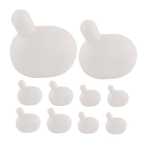 FRCOLOR 10 Stück Teiliges Silikon Blasen Einsatzbälle für DIY Quetschspielzeug Elastische Innenkugeln für Puppen Vielseitige Bastelzubehör für Sensorische Stressentlastung und Motorische von FRCOLOR