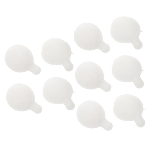 FRCOLOR 10 Stück Teiliges Transparente Bubble Plush Squeeze Balls aus Weichem Gummi DIY Einsatz für Häkelspielzeug Kinderfreundlich Sicher Fördert Kreativität und Interaktives Spiel von FRCOLOR