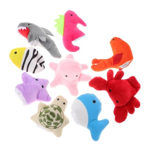 FRCOLOR 10 Stück Teiliges Weicher Plüsch fingerpuppen Meerestiere Dehnbar und Kuschelig Interaktives Handspielzeug für Geschichtenerzählen und Kleine Geschenke FRCOLOR 10 Stück Teiliges Weicher Plüsch fingerpuppen Meerestiere Dehnbar und Kuschelig Interaktives Handspielzeug für Geschichtenerzählen und Kleine Geschenke von FRCOLOR