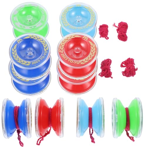 FRCOLOR 10 Stück Teiliges Yo für Lustiges und Lehrreiches für Anfänger Fördert Fingerfertigkeit und Gesunde Entwicklung und Tragbar von FRCOLOR
