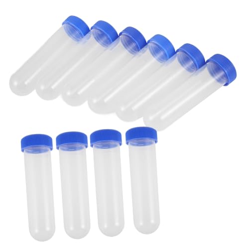 FRCOLOR 10 Stück Testtuben Set Transparente Laborfläschchen mit Deckel für Schulprojekte und DIY Aktivitäten für Rollenspiele und Farbmischung für Grundschüler FRCOLOR 10 Stück Testtuben Set Transparente Laborfläschchen mit Deckel für Schulprojekte und DIY Aktivitäten für Rollenspiele und Farbmischung für Grundschüler von FRCOLOR