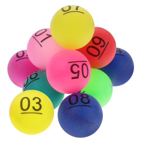 FRCOLOR 10 Stück Zahlenlotteriekugeln Teiliges aus Wiederverwendbare Bruchsichere Bälle für Verlosungen und Spiele bei Feiern und Veranstaltungen für Tombola und Partys FRCOLOR 10 Stück Zahlenlotteriekugeln Teiliges aus Wiederverwendbare Bruchsichere Bälle für Verlosungen und Spiele bei Feiern und Veranstaltungen für Tombola und Partys von FRCOLOR