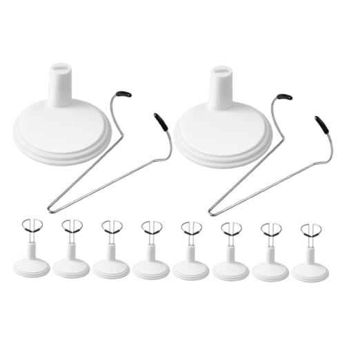 FRCOLOR 10 Teiliges Verstellbares Puppenständer Modellhalter Basis für Actionfiguren und Puppen Tragbarer und Sicherer Displayständer Weiß Vielseitig für Sammlerstücke und von FRCOLOR