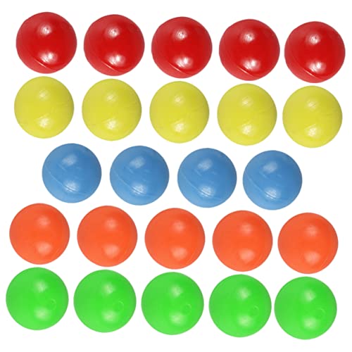 FRCOLOR 100 Stück Bunte Kleine Bälle Kugeln für Mathe Lernhilfe Farbige Zählkugeln für Vorschule Kindergarten Grundschule von FRCOLOR