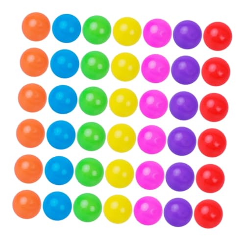 FRCOLOR 100 Stück Bunte Kunststoff Bälle Weiche Spielzimmer Kugeln für Kleinkinder als Pool Bälle Spielzelt Zubehör für Junge Mädchen FRCOLOR 100 Stück Bunte Kunststoff Bälle Weiche Spielzimmer Kugeln für Kleinkinder als Pool Bälle Spielzelt Zubehör für Junge Mädchen von FRCOLOR