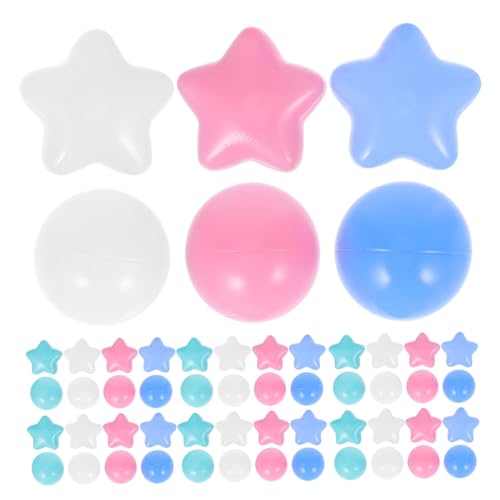 FRCOLOR 100 Stück Bunte Kunststoffbälle für Spielplätze Pools und Partys Fördert die Motorischen Fähigkeiten Sensorische Spiel FRCOLOR 100 Stück Bunte Kunststoffbälle für Spielplätze Pools und Partys Fördert die Motorischen Fähigkeiten Sensorische Spiel von FRCOLOR