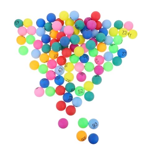 FRCOLOR 100 Stück Bunte Nummerierte Tombola Bälle aus Vielseitige Party Dekoration und Raffle Spielkugeln für Barpartys Geburtstage und Interaktive Gewinnspiele FRCOLOR 100 Stück Bunte Nummerierte Tombola Bälle aus Vielseitige Party Dekoration und Raffle Spielkugeln für Barpartys Geburtstage und Interaktive Gewinnspiele von FRCOLOR