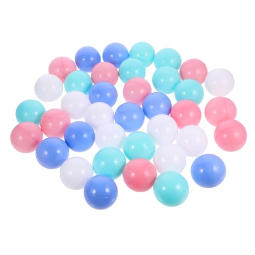 FRCOLOR 100 Stück Bunte Ocean Pool Pits Bälle Ungiftig und Geruchlos Farben Je Robust und Flexibel für Spielzelt Planschbecken und Indoor Outdoor Spielspaß von FRCOLOR