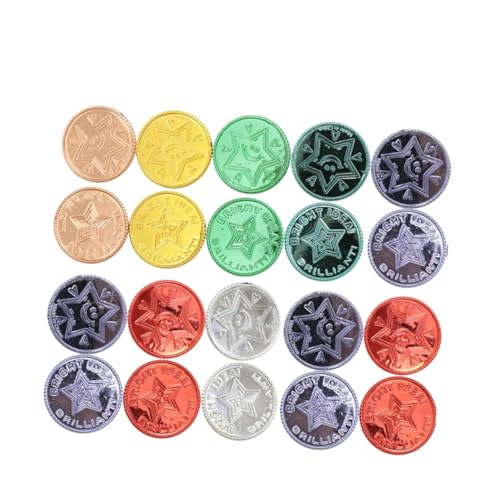 FRCOLOR 100 Stück Bunte Piratenmünzen für Schatzsuche Dekoration für Kindergeburtstage Kreative Rollenspiele und Lernspiele FRCOLOR 100 Stück Bunte Piratenmünzen für Schatzsuche Dekoration für Kindergeburtstage Kreative Rollenspiele und Lernspiele von FRCOLOR