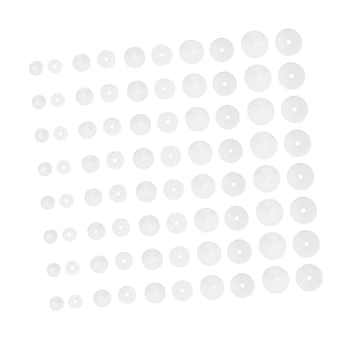 FRCOLOR 100 Stück DIY Plastik Puppengelenke für Bewegliche Plüschtiere Flexibles Skelettzubehör für Projekte Geeignet für Puppenherstellung und Kreative Bastelarbeiten von FRCOLOR