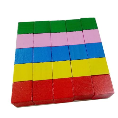 FRCOLOR 100 Stück Holz Bausteine für Frühkindliche Bildung Quadratische Mathematik Lernhilfe aus Holz Mini Bastelwürfel für DIY Projekte und Kreatives FRCOLOR 100 Stück Holz Bausteine für Frühkindliche Bildung Quadratische Mathematik Lernhilfe aus Holz Mini Bastelwürfel für DIY Projekte und Kreatives von FRCOLOR