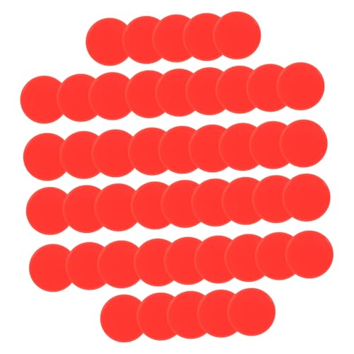 FRCOLOR 100 Stück Kleine Farbige Kunststoff Spielchips Glatte Runde Lernmarken für Zählen Sortieren Partyspiele Poker für Tragbar und Vielseitig für Spiel und Unterricht von FRCOLOR