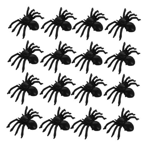 FRCOLOR 100 Stück Kleine Halloween Spinnen Deko Teiliges Realistischer Schwarzer Kunststoffspinnen für Gruselige Partydekorationen und Halloween Feiern für Drinnen und Draußen FRCOLOR 100 Stück Kleine Halloween Spinnen Deko Teiliges Realistischer Schwarzer Kunststoffspinnen für Gruselige Partydekorationen und Halloween Feiern für Drinnen und Draußen von FRCOLOR