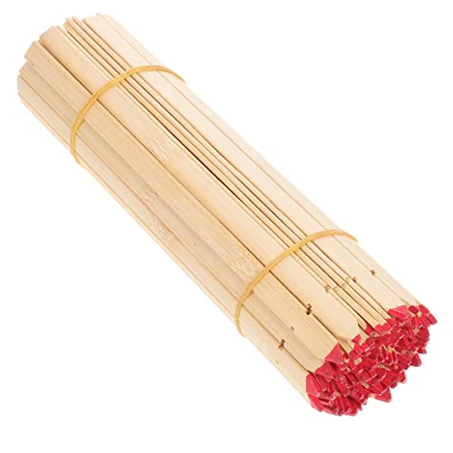 FRCOLOR 100 Stück Leere Bambus Wahrsage Sticks für Buddhistische Divination Traditionelle Glücksdeutung und Orakelspiele für Feste und Rituale von FRCOLOR