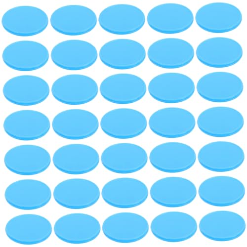 FRCOLOR 100 Stück Lernspiel Chips aus Kunststoff Bunte Spielmarken für Zählspiele Mathe Lernen und Bingo Große Tragbare Zähler für Klassenzimmer von FRCOLOR
