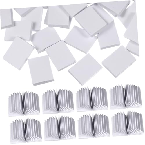 FRCOLOR 100 Stück Maßstab Leere Mini Bücher mit Umblätterbaren Seiten Interaktives Bastelzubehör für Puppenhaus Dekoration und Kreatives Rollenspiel FRCOLOR 100 Stück Maßstab Leere Mini Bücher mit Umblätterbaren Seiten Interaktives Bastelzubehör für Puppenhaus Dekoration und Kreatives Rollenspiel von FRCOLOR