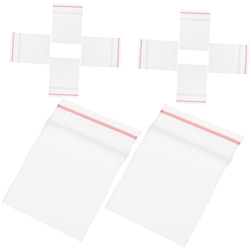 FRCOLOR 100 Stück Mini Aufbewahrungstaschen Transparent Wiederverschließbare Beutel für Schmuck Lebensmittel und Kleine Gegenstände für Puppenhaus Modelle FRCOLOR 100 Stück Mini Aufbewahrungstaschen Transparent Wiederverschließbare Beutel für Schmuck Lebensmittel und Kleine Gegenstände für Puppenhaus Modelle von FRCOLOR