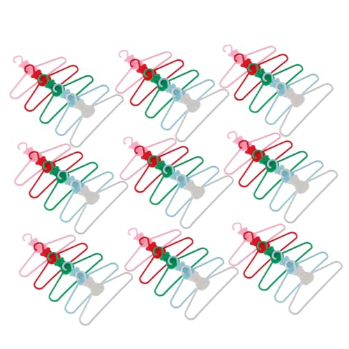 FRCOLOR 100 Stück Mini Kleiderbügel für Puppen aus Kunststoff für Spielzeuggarderobe Kreative Bastelideen und Festliche Dekorationen Grüner Weißer Roter Rosa und Himmelblauer Farbvarianten FRCOLOR 100 Stück Mini Kleiderbügel für Puppen aus Kunststoff für Spielzeuggarderobe Kreative Bastelideen und Festliche Dekorationen Grüner Weißer Roter Rosa und Himmelblauer Farbvarianten von FRCOLOR
