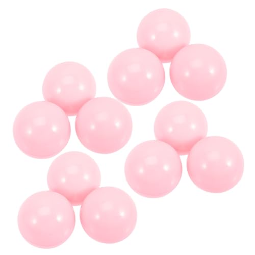 FRCOLOR 100 Stück Teiliges Dicke Bunte Kunststoffspielbälle Runde Pits Balls für Fördert Hand Auge Koordination und Motorik Robustes Material für Indoor und Outdoor Spielspaß von FRCOLOR