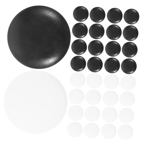 FRCOLOR 100 Stück Teiliges Go Schachstein aus Widerstandsfähigem Resin Kleine Glatte Spielsteine mit Schwarze und Weiße Steine Praktische Go Zubehör für Brettspielspaß von FRCOLOR