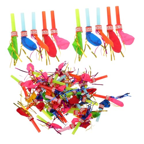 FRCOLOR 100 Stück Teiliges Kinderpfeifen mit Fransen Bunte Musik Blowouts Sicher und Interaktiv für Geburtstagsfeiern Halloween Karneval und Abschlussfeiern FRCOLOR 100 Stück Teiliges Kinderpfeifen mit Fransen Bunte Musik Blowouts Sicher und Interaktiv für Geburtstagsfeiern Halloween Karneval und Abschlussfeiern von FRCOLOR