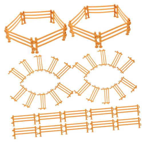 FRCOLOR 100 Stück Teiliges Kunststoff Zaun Spielset für Modelllandschaften Realistisches Bauernhof Tiergehege Zubehör Robustes Corral Fencing für Szenenbau und Kreatives FRCOLOR 100 Stück Teiliges Kunststoff Zaun Spielset für Modelllandschaften Realistisches Bauernhof Tiergehege Zubehör Robustes Corral Fencing für Szenenbau und Kreatives von FRCOLOR