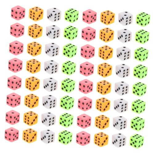 FRCOLOR 100 Stück Teiliges Mini Würfel Set Bunte Sechseitige Würfel mit Quadratischen Ecken für Brettspiele Partyspiele und Bastelprojekte Tragbar und Stabil FRCOLOR 100 Stück Teiliges Mini Würfel Set Bunte Sechseitige Würfel mit Quadratischen Ecken für Brettspiele Partyspiele und Bastelprojekte Tragbar und Stabil von FRCOLOR