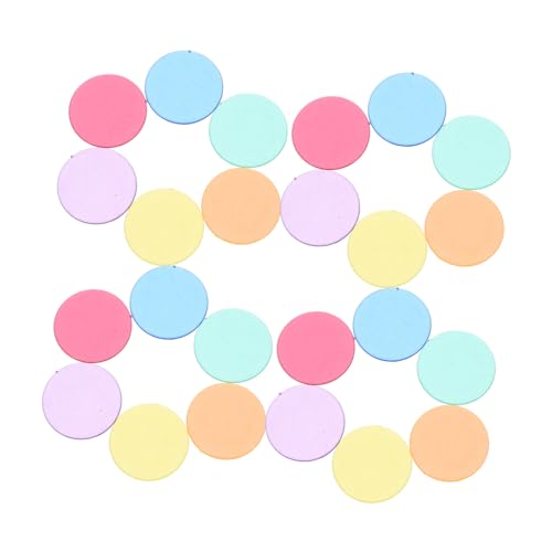 FRCOLOR 100 Stück Transparente Bingo Chips Bunte Zählmarker für Spiele Mathematik und Lernaktivitäten Zubehör für Bingo Partys und Kartenspiele von FRCOLOR
