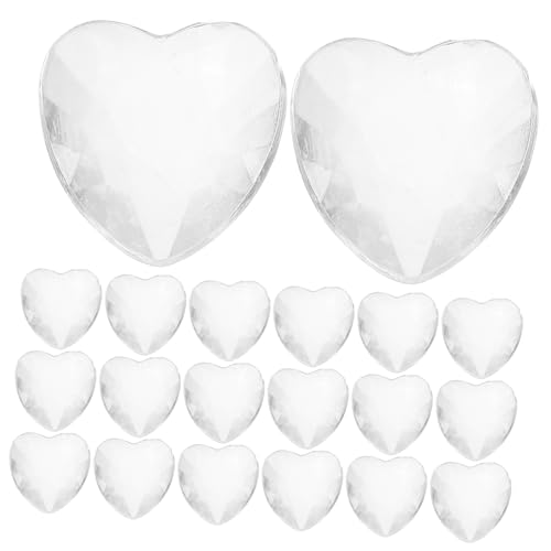 FRCOLOR 100Stücke Herzförmige Acryldiamanten Für Tischdekoration Transparent Als Vase Füllstoffe Tischkonfetti Für Hochzeiten Feiern FRCOLOR 100Stücke Herzförmige Acryldiamanten Für Tischdekoration Transparent Als Vase Füllstoffe Tischkonfetti Für Hochzeiten Feiern von FRCOLOR