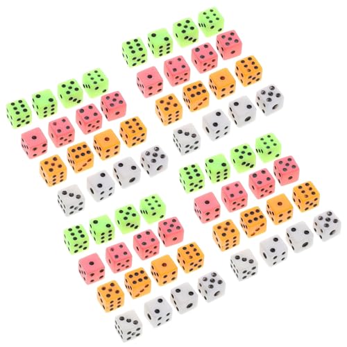FRCOLOR 100Stücke Mini Bunte Seitige Würfel Set Kleine Spielwürfel für Brettspiele Partys und Gesellschaftsspiele Robuster Kunststoff Vielfältige Farben FRCOLOR 100Stücke Mini Bunte Seitige Würfel Set Kleine Spielwürfel für Brettspiele Partys und Gesellschaftsspiele Robuster Kunststoff Vielfältige Farben von FRCOLOR