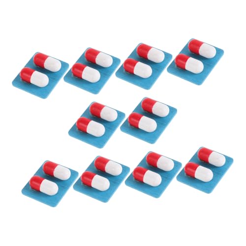 FRCOLOR 10Stücke Arzt Kapseln Spielzeugset Realistische Medizin Modelle für Rollenspiele Sicher und Langlebig aus Fördert Kreativität und Vorstellungskraft FRCOLOR 10Stücke Arzt Kapseln Spielzeugset Realistische Medizin Modelle für Rollenspiele Sicher und Langlebig aus Fördert Kreativität und Vorstellungskraft von FRCOLOR