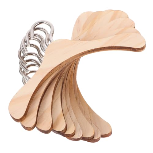 FRCOLOR 10Stücke Holz Kleiderbügel für Bjd Puppen Hölzerner Aufhänger für Puppenbekleidung Zubehör für Puppenhaus und Puppenschrank FRCOLOR 10Stücke Holz Kleiderbügel für Bjd Puppen Hölzerner Aufhänger für Puppenbekleidung Zubehör für Puppenhaus und Puppenschrank von FRCOLOR