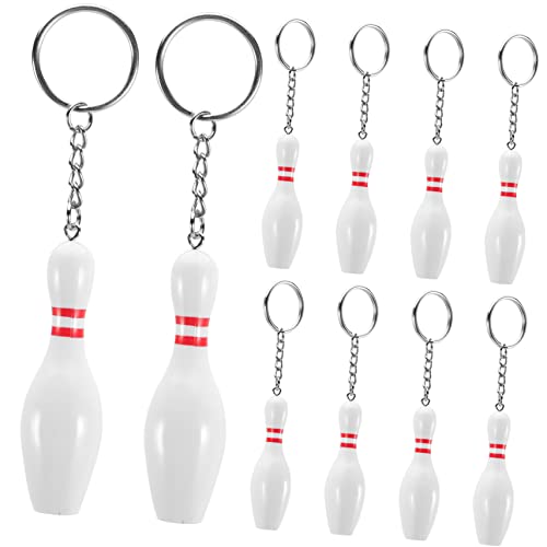 FRCOLOR 10Stücke Mini Bowling Schlüsselanhänger Sport Andenken Kreative Geschenkidee für Geburtstagsmitgebsel Schlüsselbund Deko für Taschen und Rucksäcke Langlebig FRCOLOR 10Stücke Mini Bowling Schlüsselanhänger Sport Andenken Kreative Geschenkidee für Geburtstagsmitgebsel Schlüsselbund Deko für Taschen und Rucksäcke Langlebig von FRCOLOR