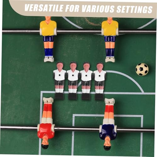 FRCOLOR 11 Stück Teiliges Tischkicker Ersatzfiguren aus Robustem Kunststoff Stabile Foosball Spieler für Tischfußball für Familien und Soziale Spiele Langlebige Soccer Machine Parts von FRCOLOR