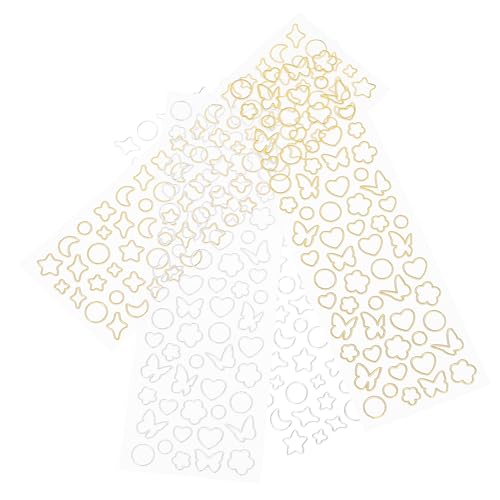 FRCOLOR 12 Blatt Teiliges Scrapbooking Sticker mit Gold und Silberrand Liebevolle DIY Dekorationsaufkleber für Tagebuch Fotoalbum Kalender und Geschenke Selbstklebend Vielseitig für FRCOLOR 12 Blatt Teiliges Scrapbooking Sticker mit Gold und Silberrand Liebevolle DIY Dekorationsaufkleber für Tagebuch Fotoalbum Kalender und Geschenke Selbstklebend Vielseitig für von FRCOLOR