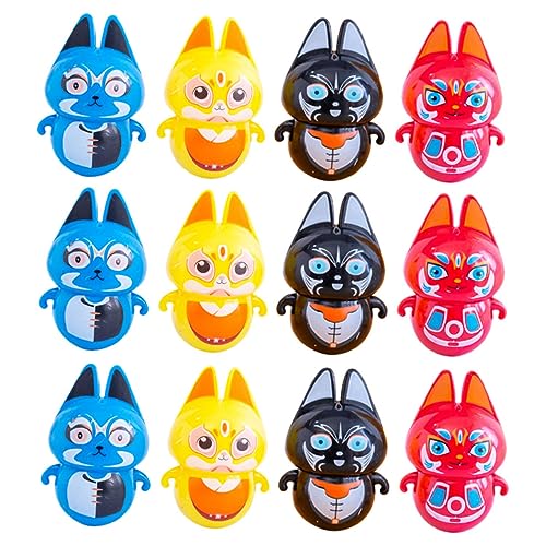 FRCOLOR 12 Stück Bunte Beijing Katzen Wackelspielzeuge Lernspielzeug für Zufälliger Stil für Dekoration und Spielspaß FRCOLOR 12 Stück Bunte Beijing Katzen Wackelspielzeuge Lernspielzeug für Zufälliger Stil für Dekoration und Spielspaß von FRCOLOR